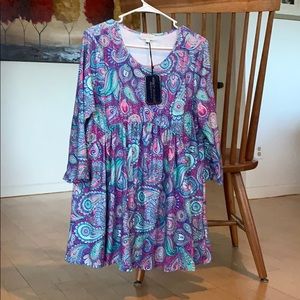 Flowery blouse- new with tags